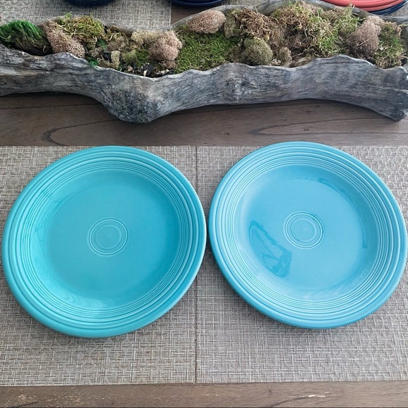 Fiesta Dining Fiesta Dinner Plates Turquoise Set Of 2 Poshmark